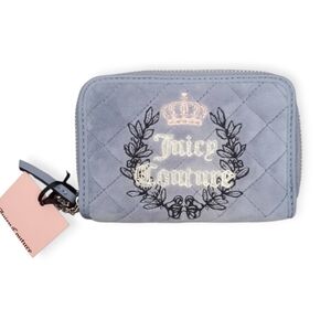 Juicy Couture Blue Quilted Women's Wallet NWT